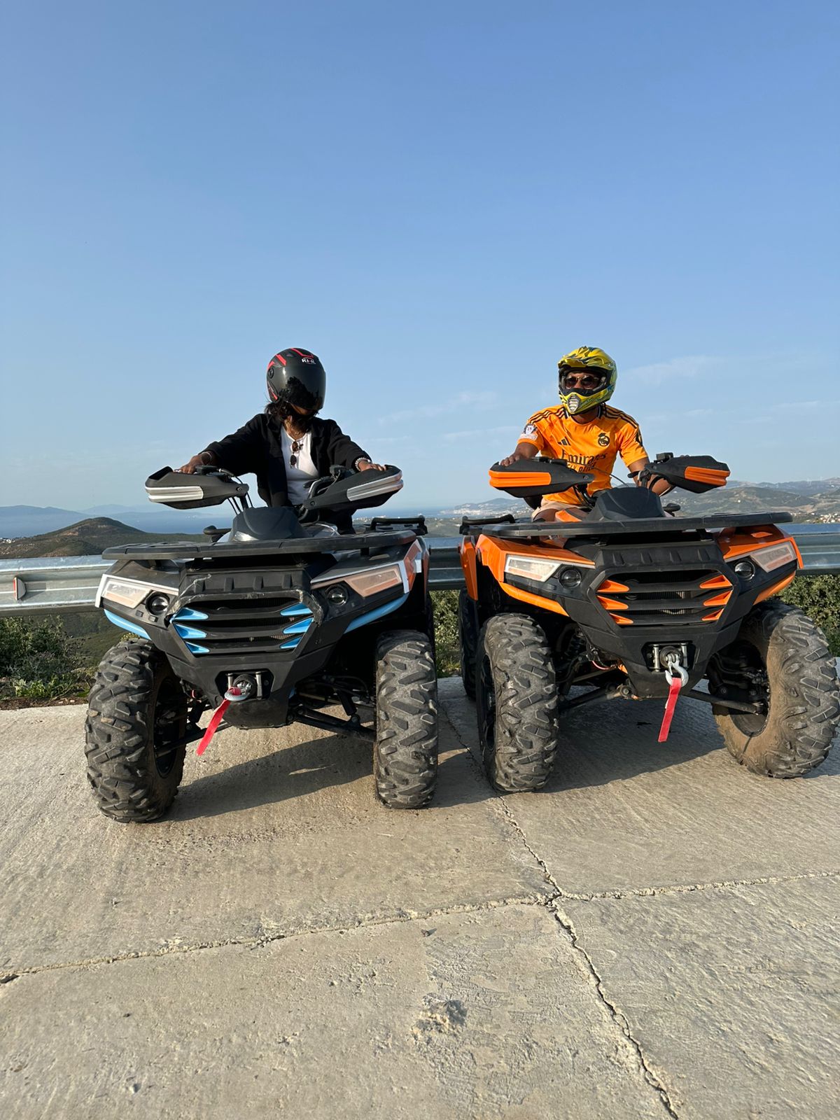 Paysage de la région Tanger en quad